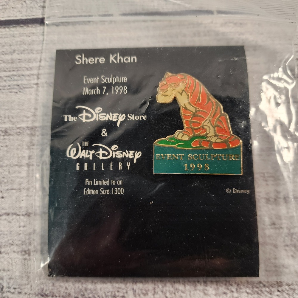 Disney Shere Khan Event Sculpture 1998 Pin Limited Edition 1300 Jungle Book